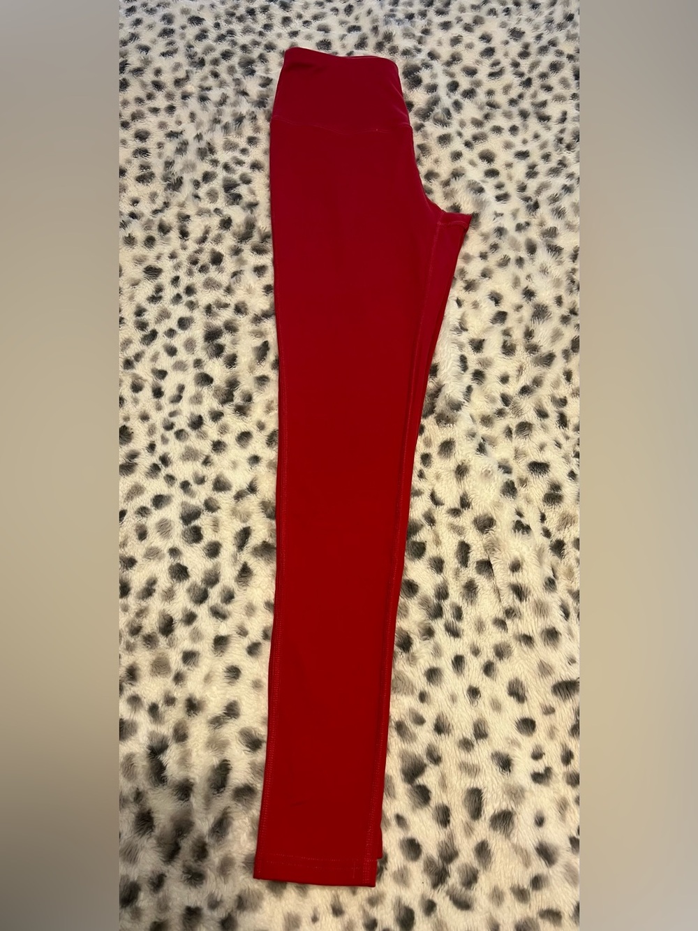 Womens Red Leggings